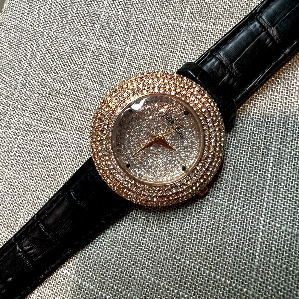 Park Lane City of Lights Gold & Crystal Watch